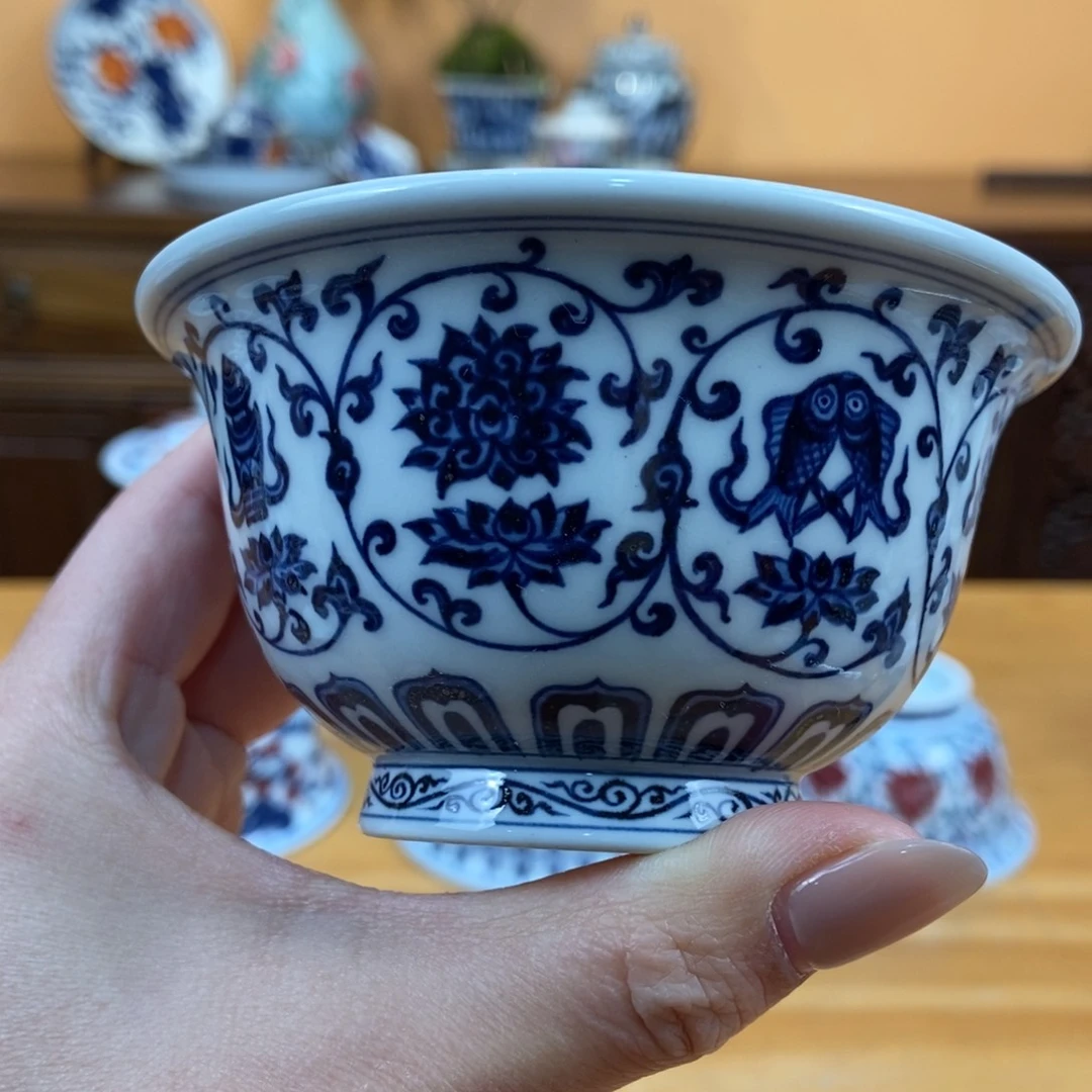 手绘现代茶具非古董