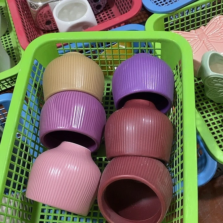 摆件陶盆有孔 瑕疵介意勿拍