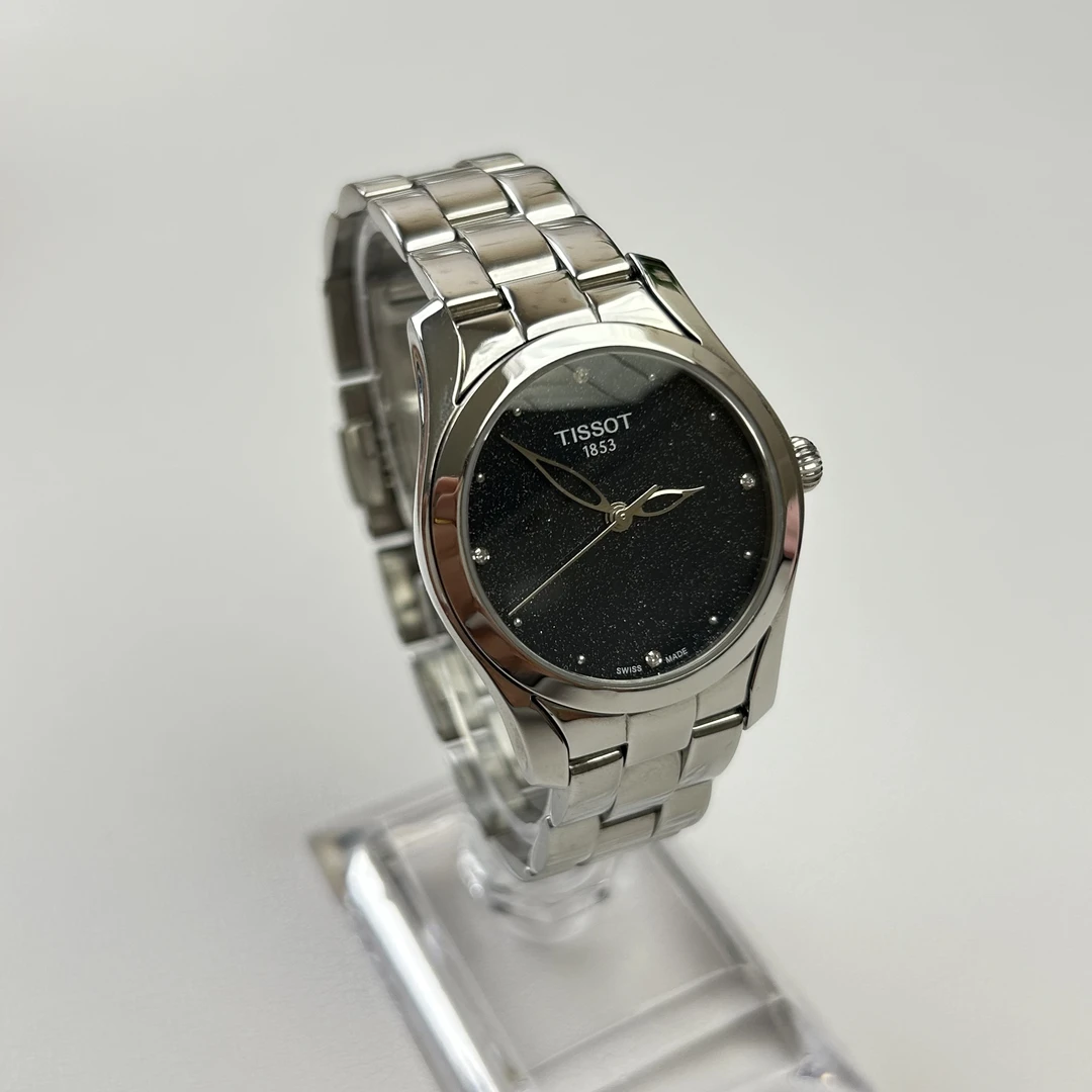 95新 Tissot/天梭 天梭C/G0348/石英时尚女表/表径30mm简约
