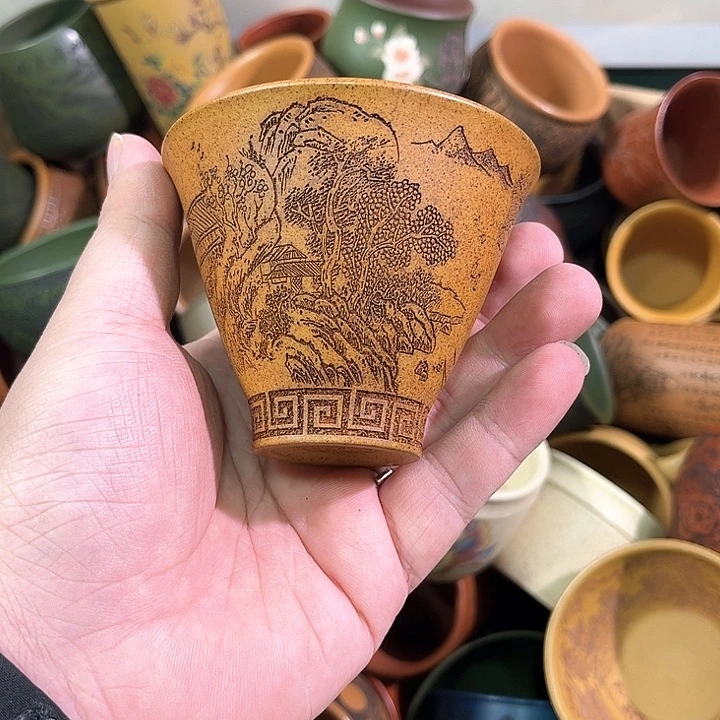 茶杯紫砂全手工紫砂主人杯