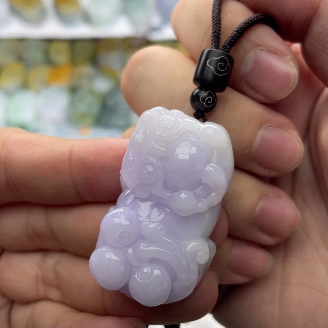 翡翠未镶嵌颈饰貔貅11