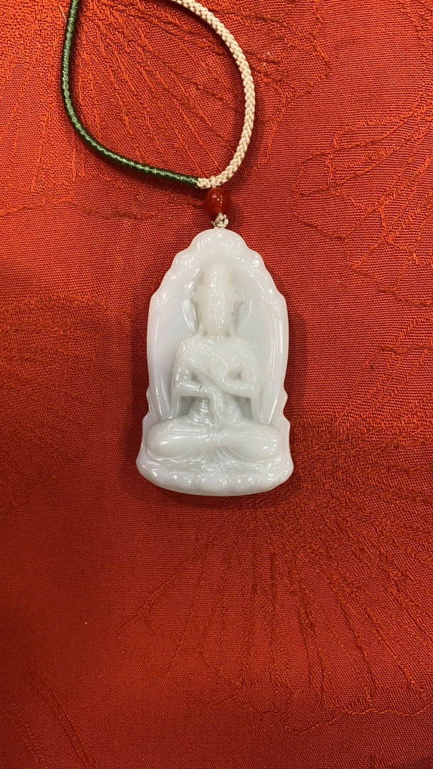 【晋博雅物】【玉器】观音牌b