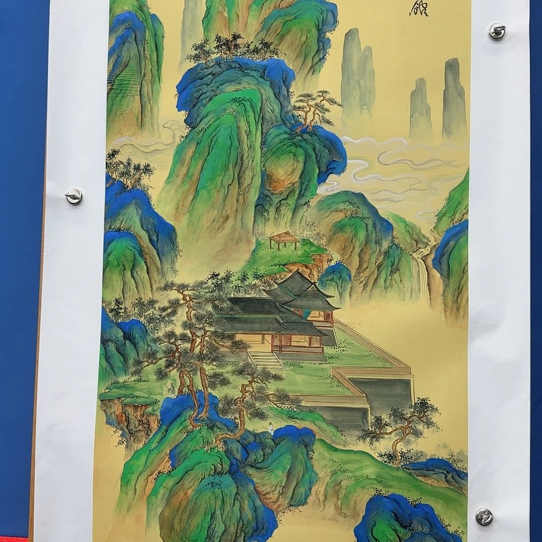 国画多次参加国内外大型