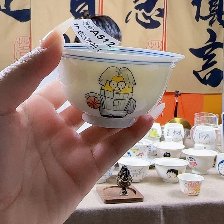 非正品手绘陶瓷茶具