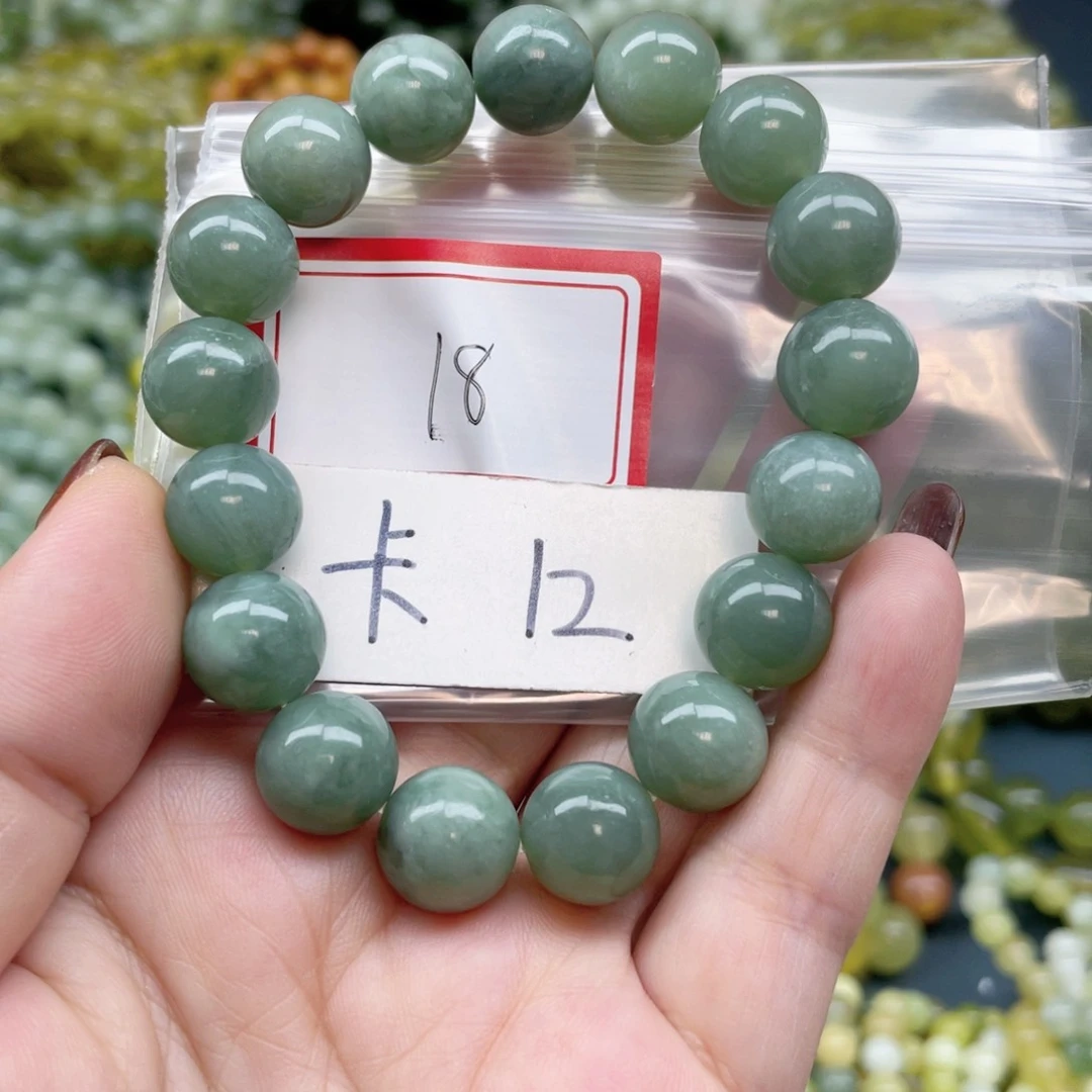 未镶嵌蛇纹石玉手链