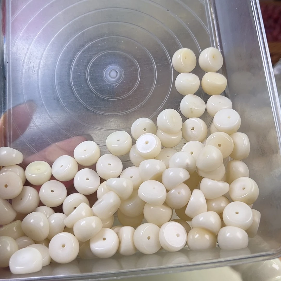 菩提根/象牙果手串微瑕15左右财蒜瓣90颗