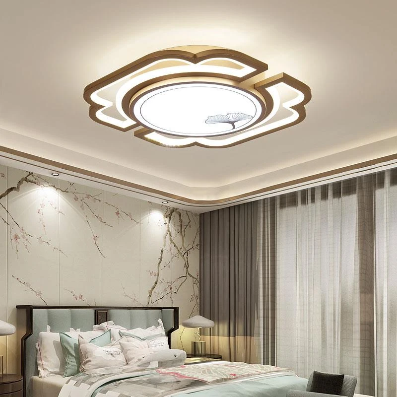 新中式灯具LED吸顶灯客厅灯中国风简约现代大气书房主卧室房间灯
