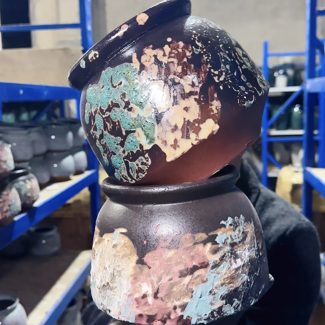 花盆紫砂高15口14