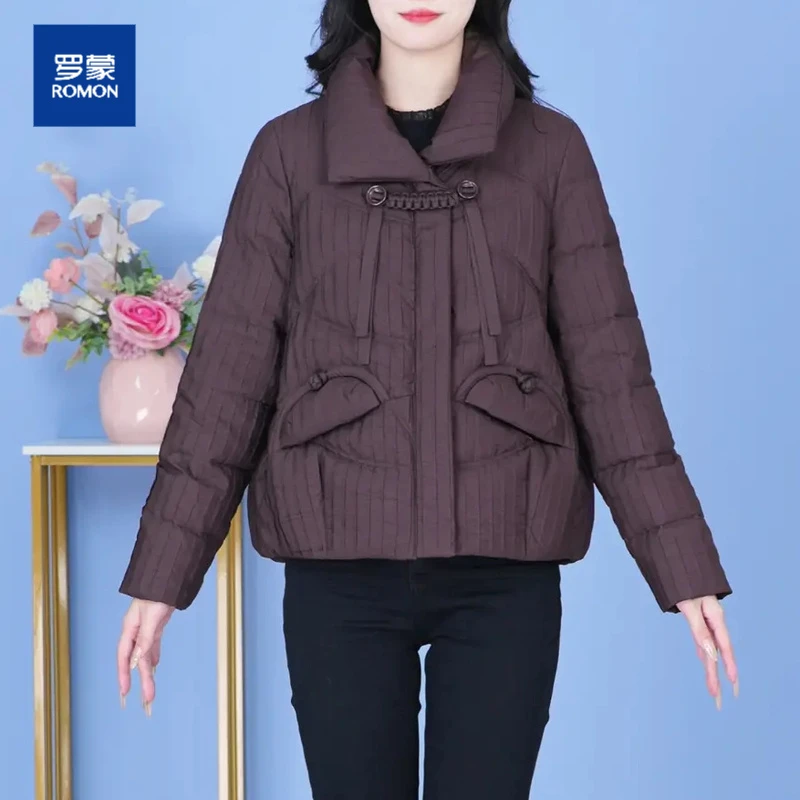 2025秋冬新款新中式时尚洋气宽松保暖加厚显瘦休闲百搭女士棉衣