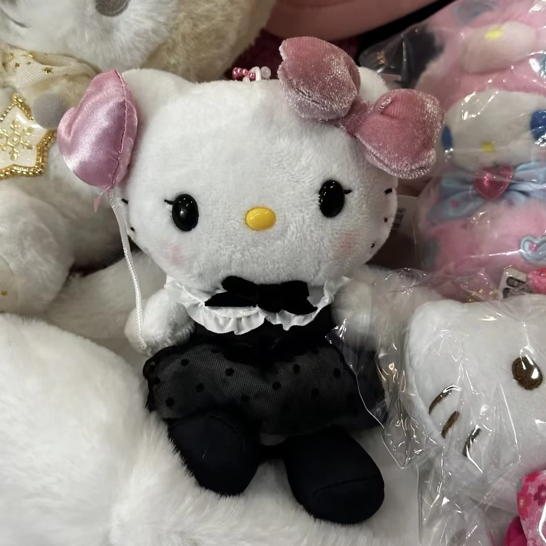 【京都限定】HelloKitty 粉色丝绒气球Kitty钥匙扣玩偶
