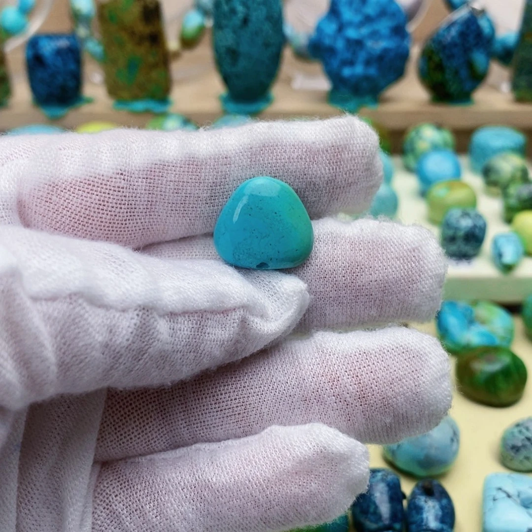 定制绿松石未镶嵌吊坠