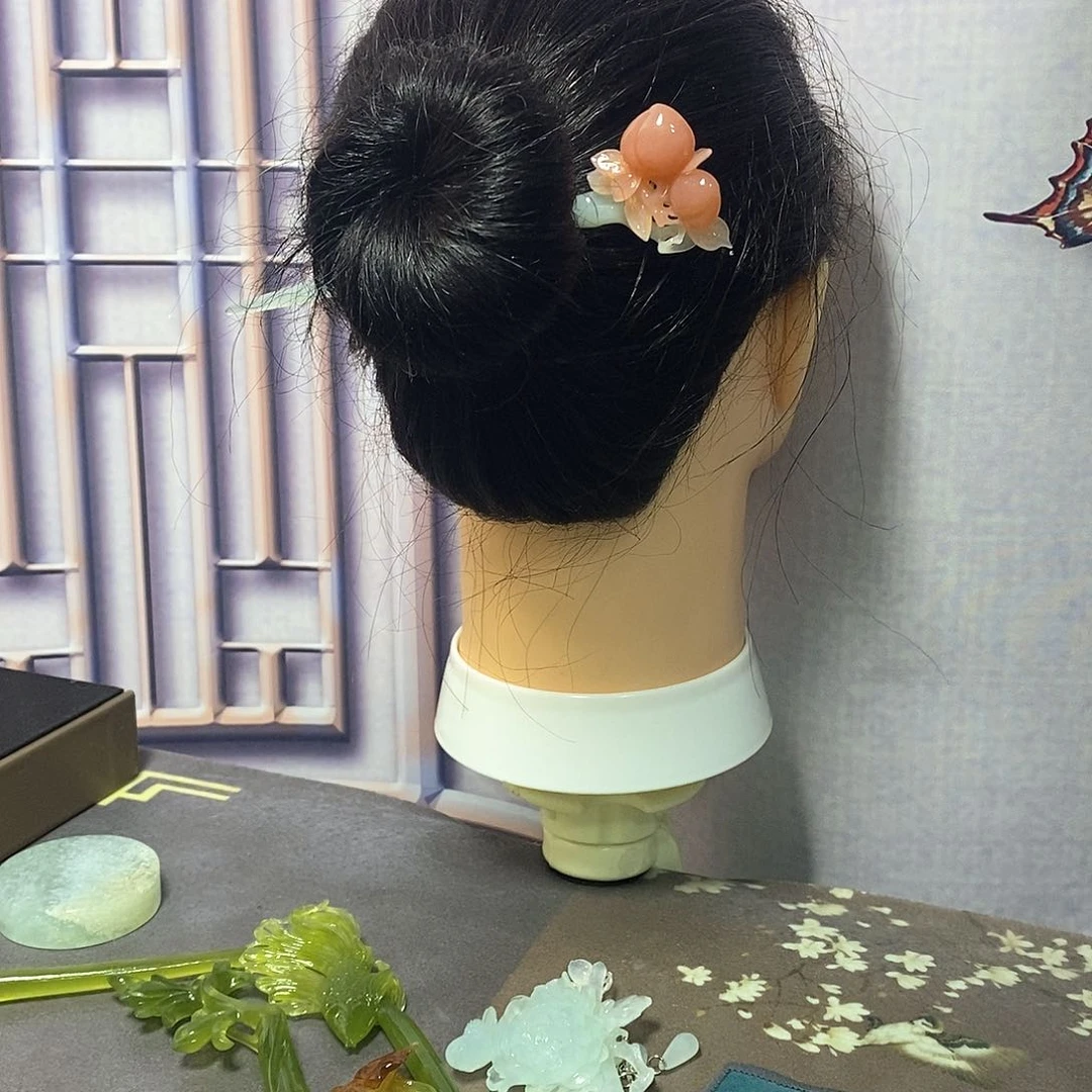 岫玉桃子岫玉未镶嵌?****