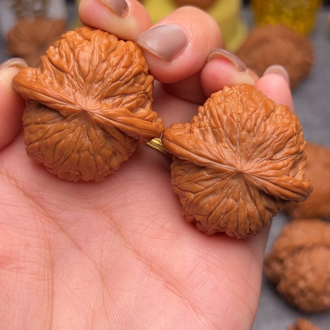 把件文玩核桃毕业精品山地果磨盘37全品