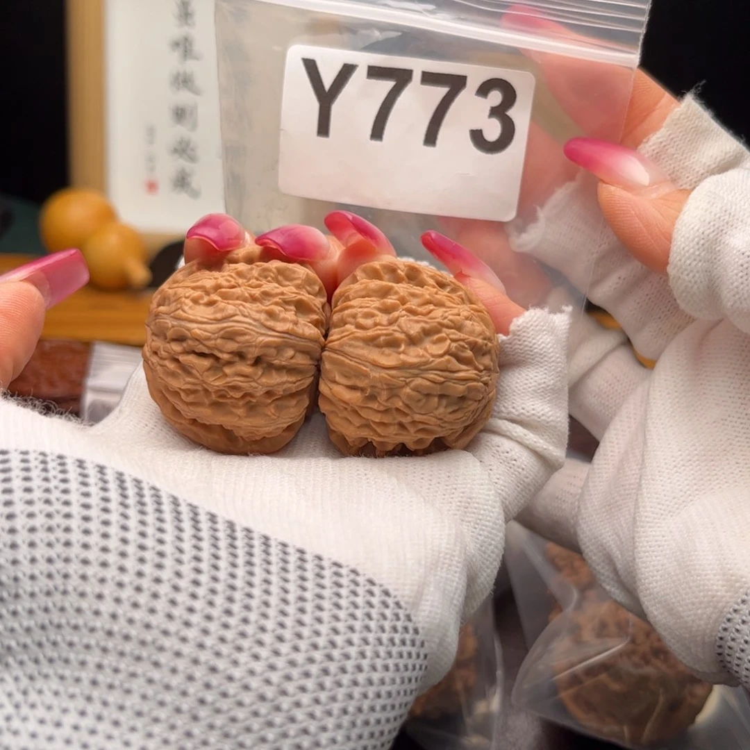 文玩核桃把件37白狮子y 773