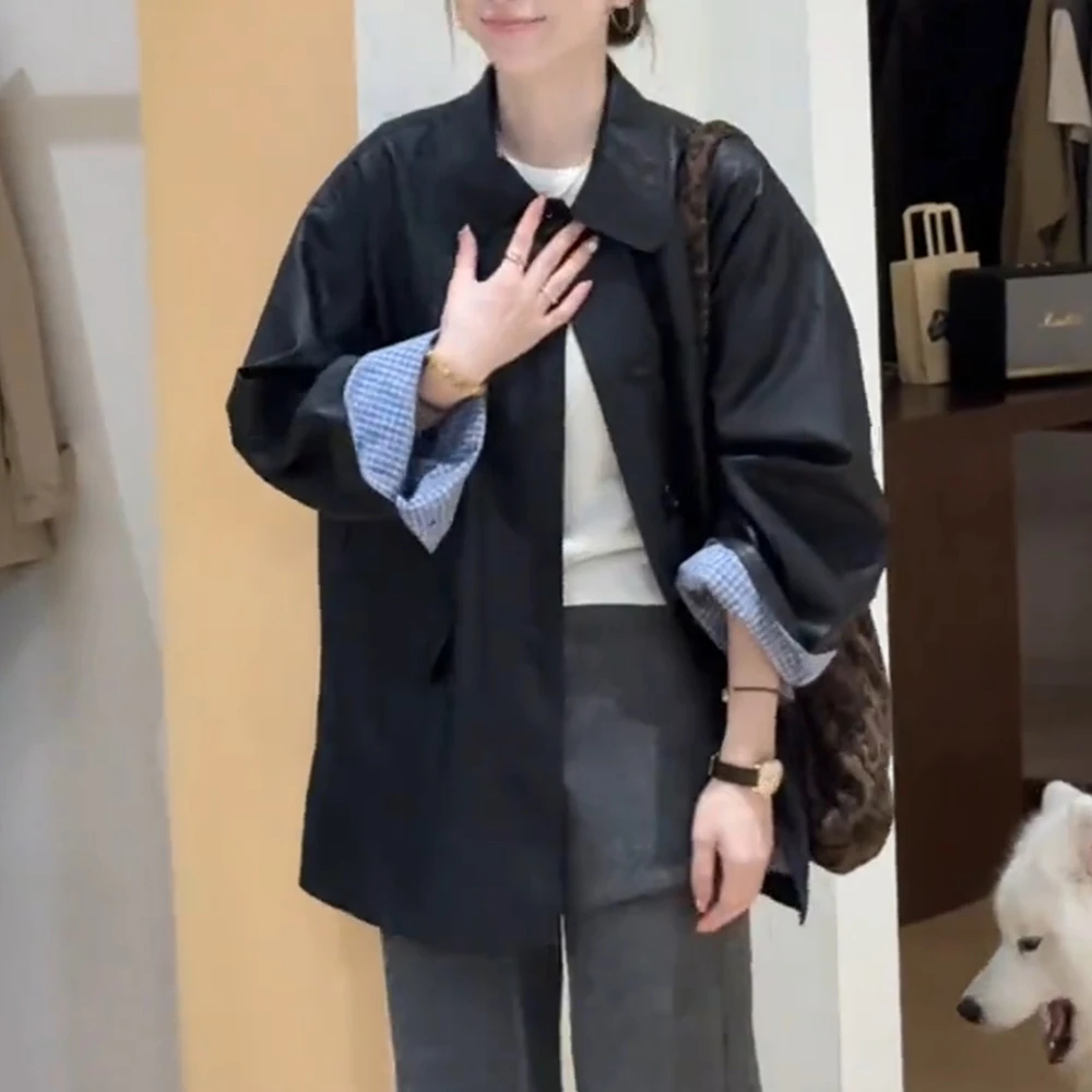 设计感复古长袖短外套女生2025秋季新款韩系时髦潮流时尚百搭开衫