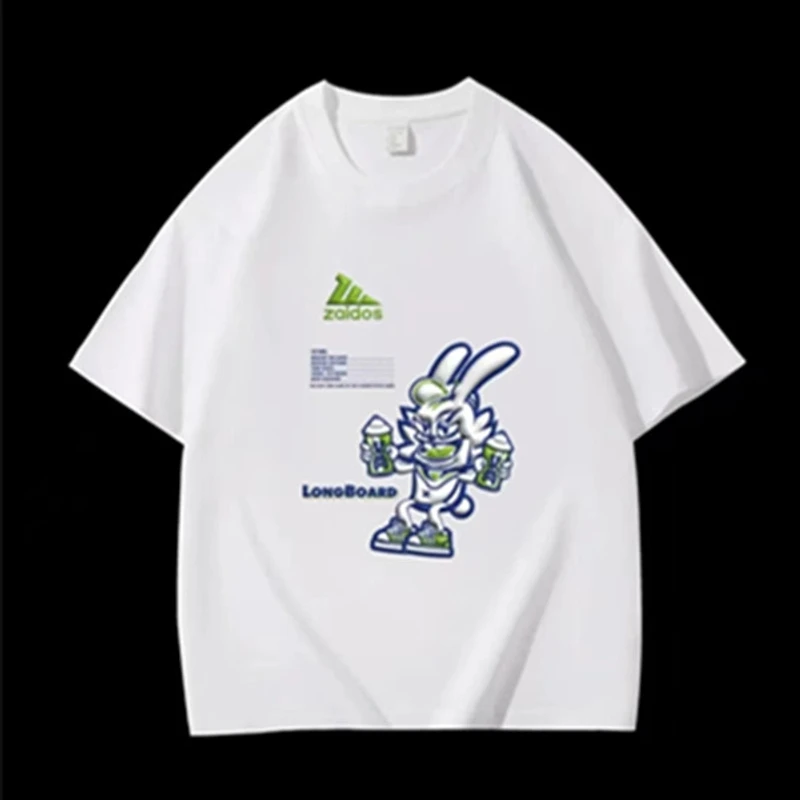 【一折粉丝福利】潮牌短袖印花T恤宽松夏季男女同款