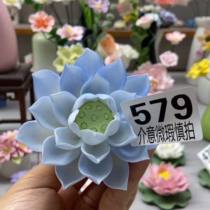 陶瓷手工制作陶瓷花