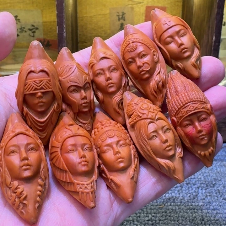 吊坠橄榄核啦啦啦啦