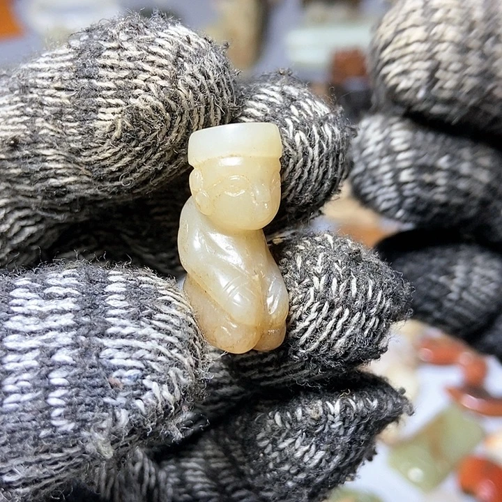 和田玉未镶嵌颈饰117