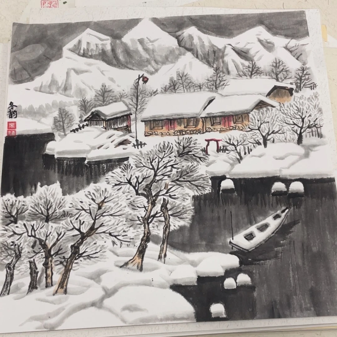 国画宋飞老师绘画