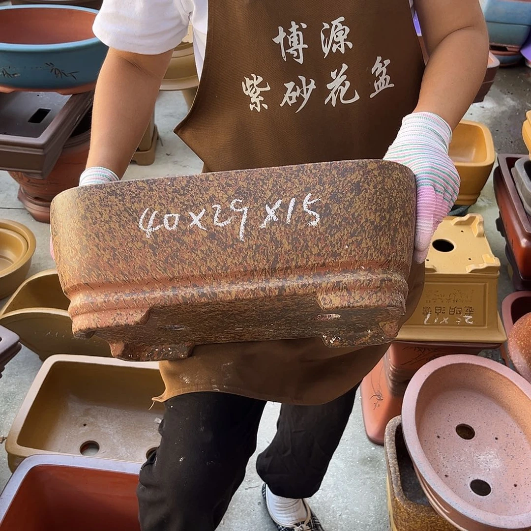 紫砂花盆盆景艺术