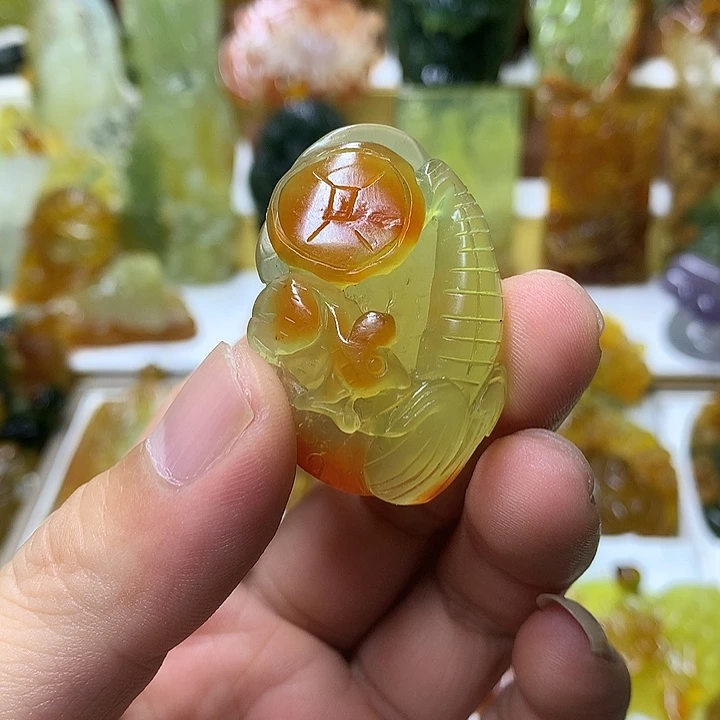 蛇纹石玉未镶嵌珠宝半成品