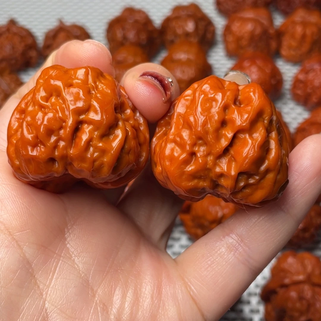 桃核吊坠文玩核桃 手把件 蛤蟆头 36