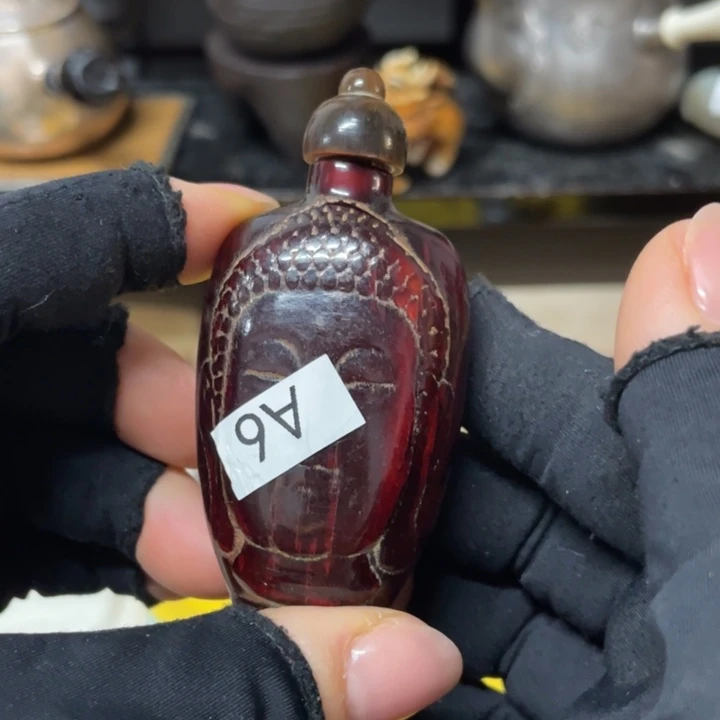 竹中古工艺品摆件