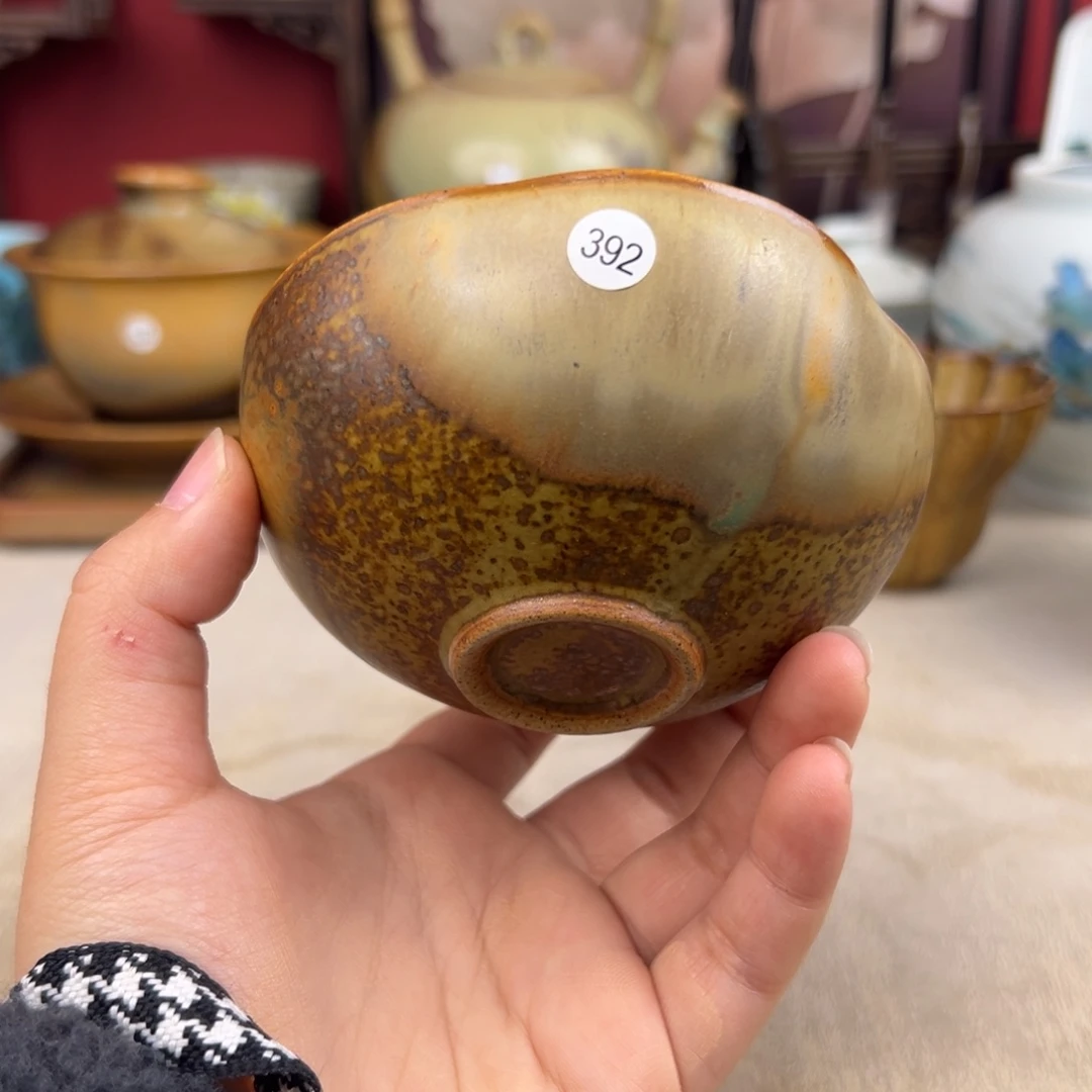 杯纯手工柴烧主人杯