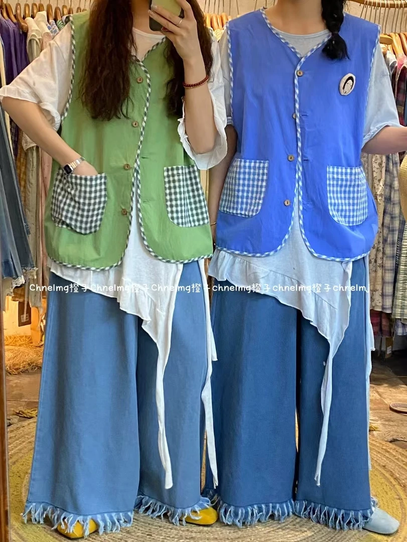 甜美系东大门复古俏皮宽松泡泡袖连衣裙法式慵懒显瘦