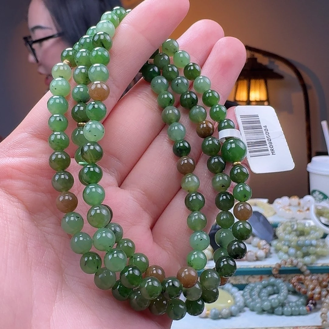 和田玉手串未镶嵌