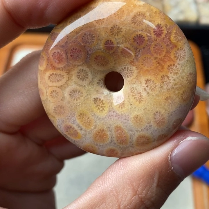 硅化玉颈饰未镶嵌K**T