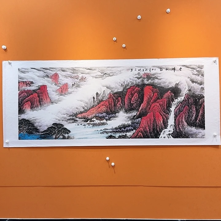 书法书法作品多次参加