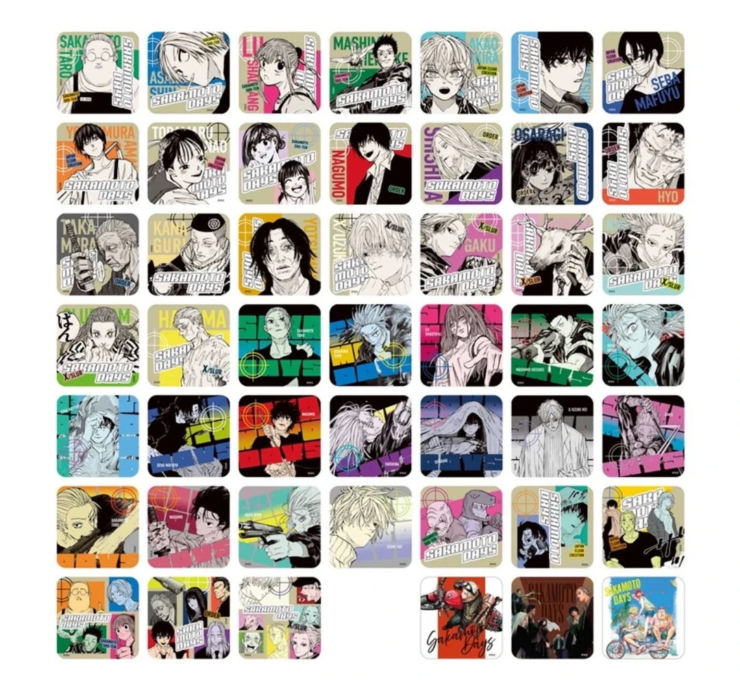 【坂本日常】JF25限定 艺术杯垫5枚入盲袋 默认代拆