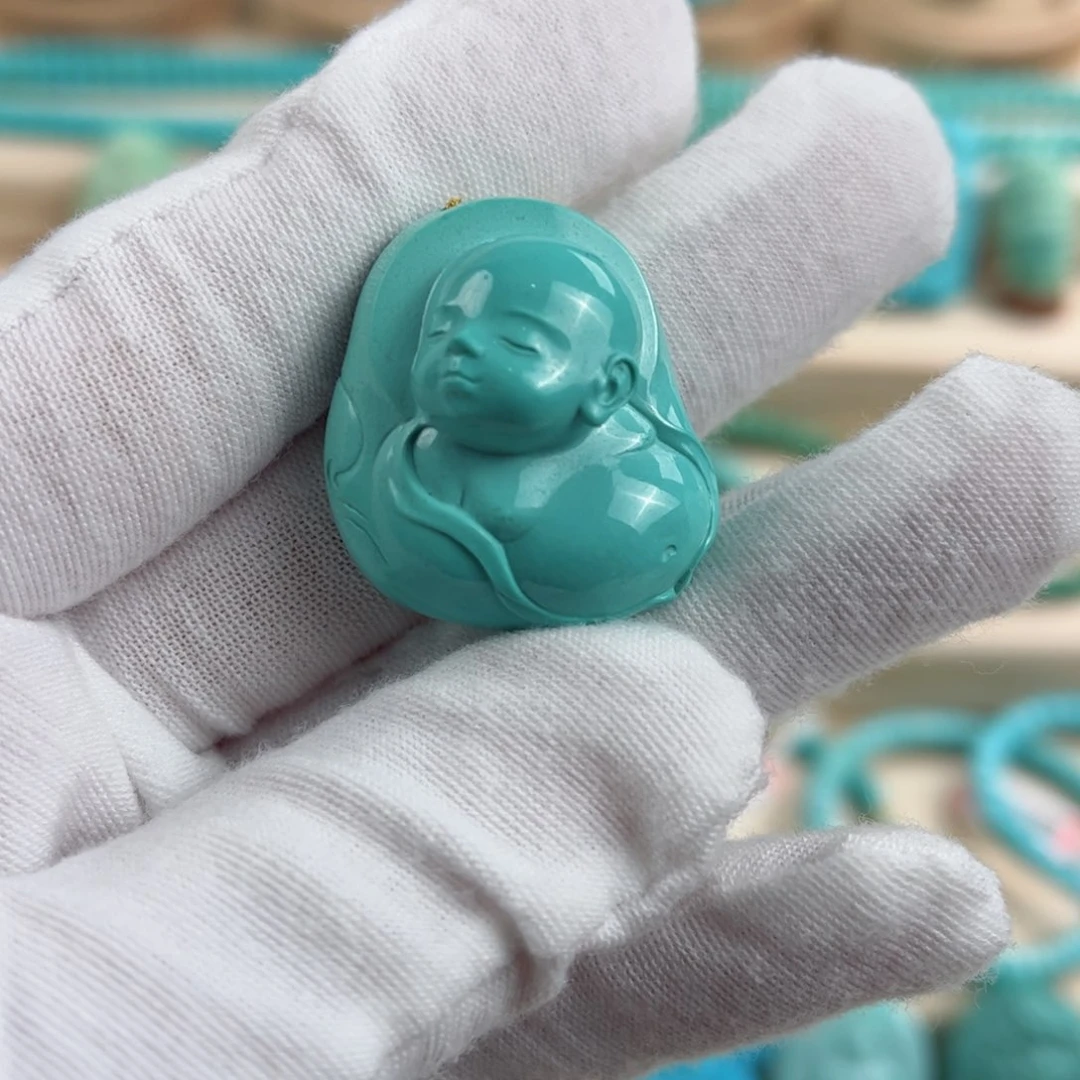 未镶嵌绿松石配饰随****?