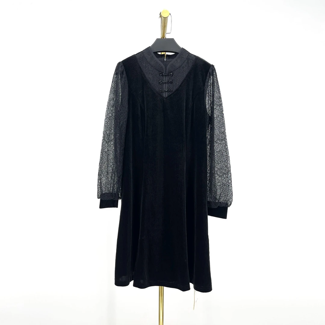 秋冬新款时尚气质优雅连衣裙 宓D2885