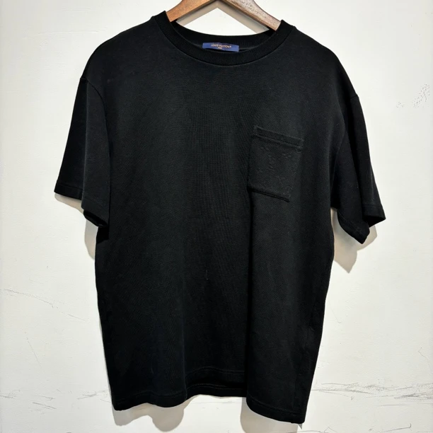 99新 LouisVuitton/路易威登  Lv黑色新款满印短袖  尺码：L