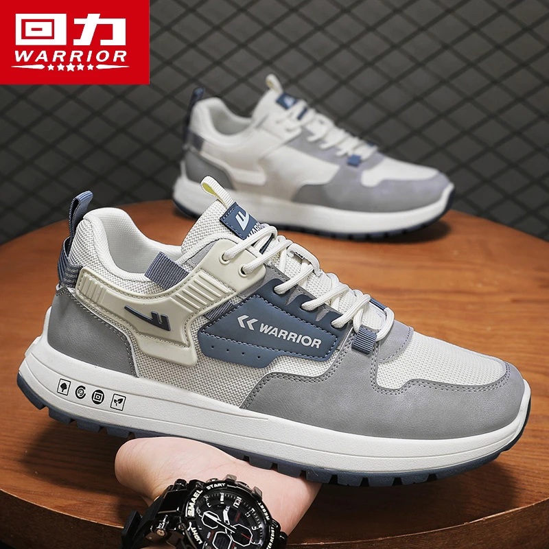 回力男鞋春季2025新款青少年休闲运动跑步鞋男士厚底增高老爹潮鞋