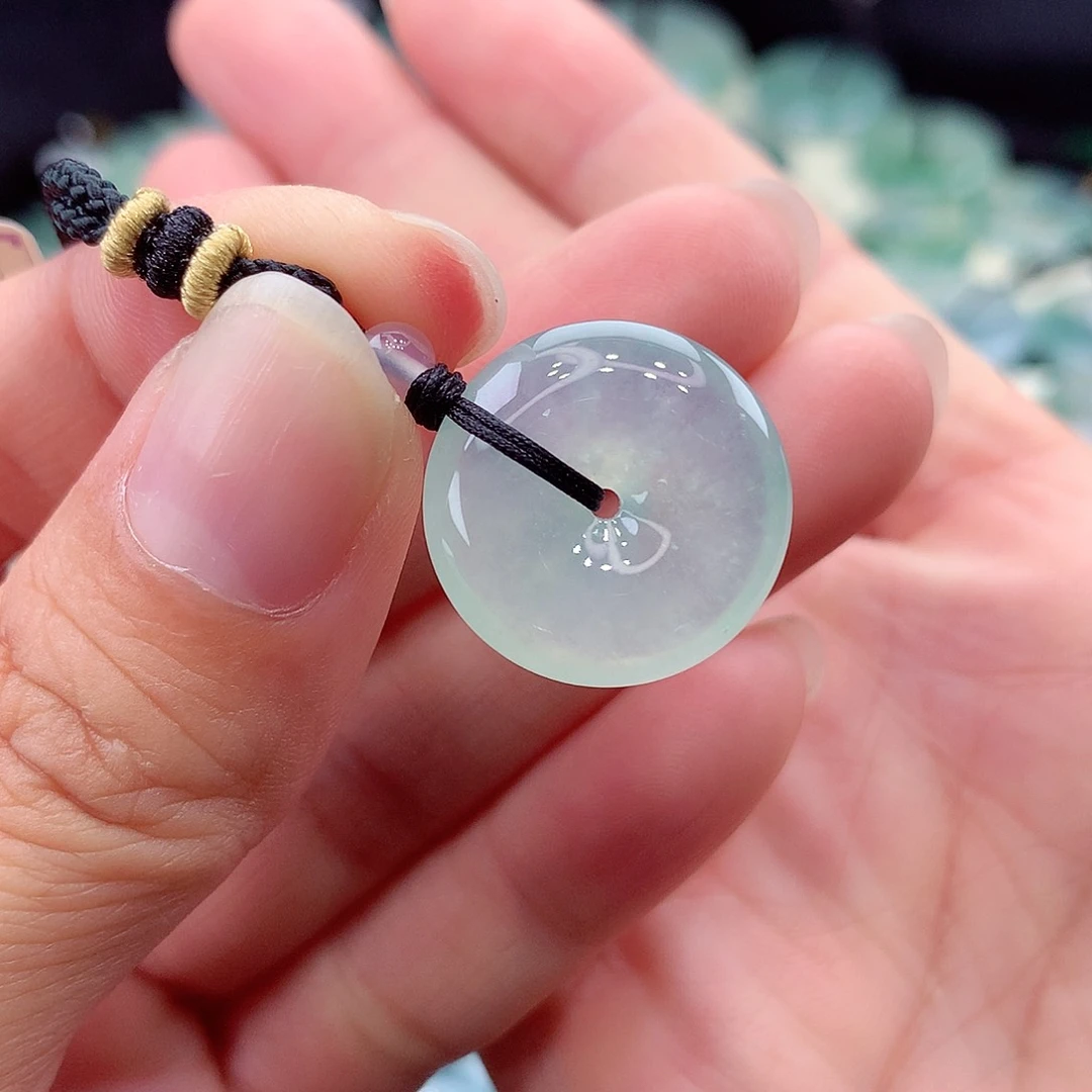 颈饰未镶嵌翡翠编号8尺寸19.4-5.8