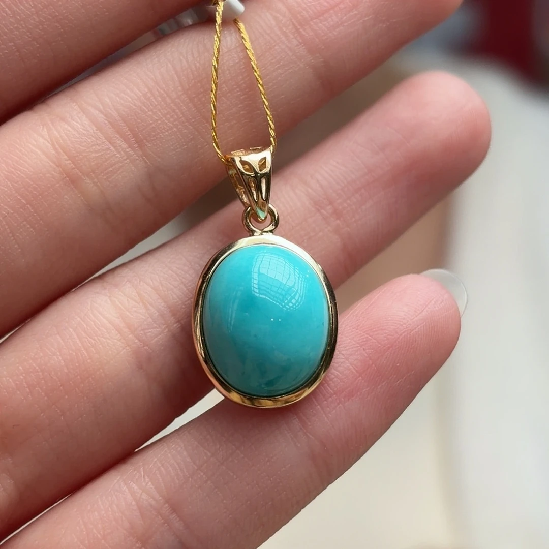 绿松石未镶嵌颈饰