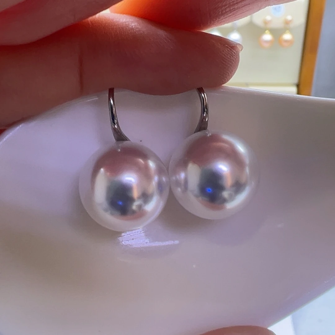淡水珍珠耳饰未镶嵌