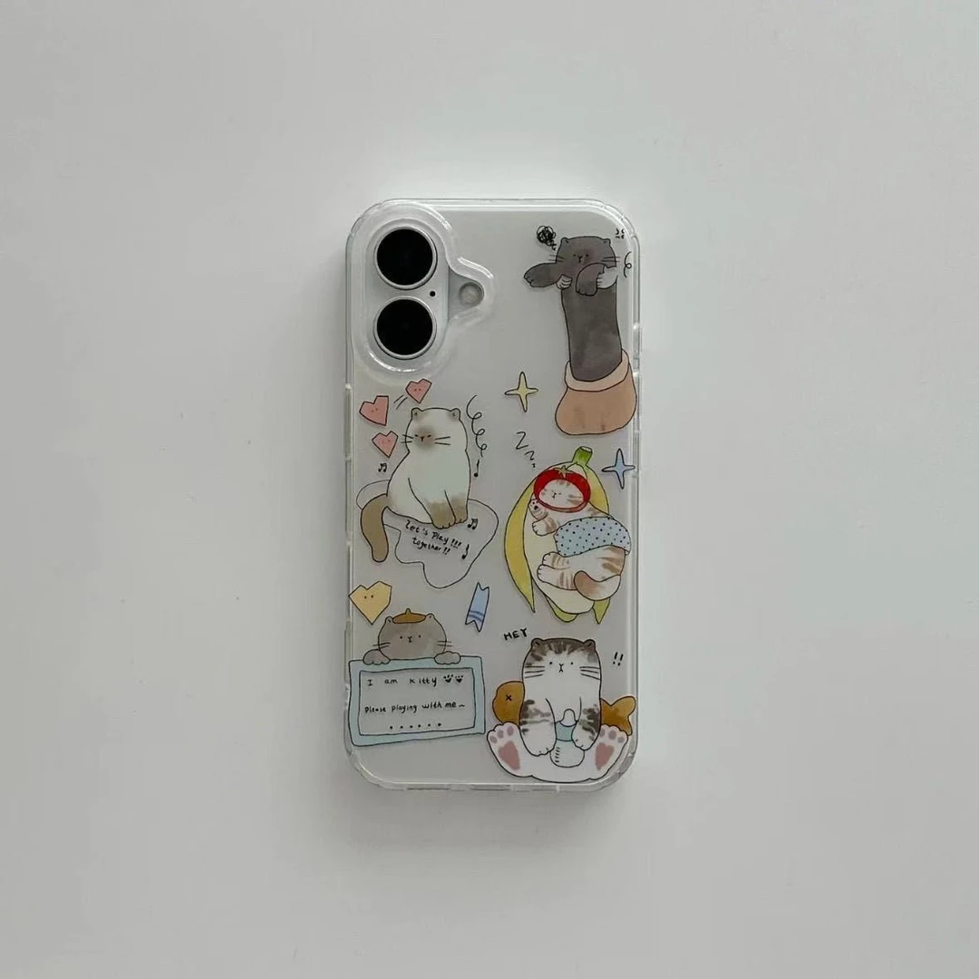 创意慵懒胖猫猫适用iphone17/16pro手机壳华为P70vivo小米13oppo
