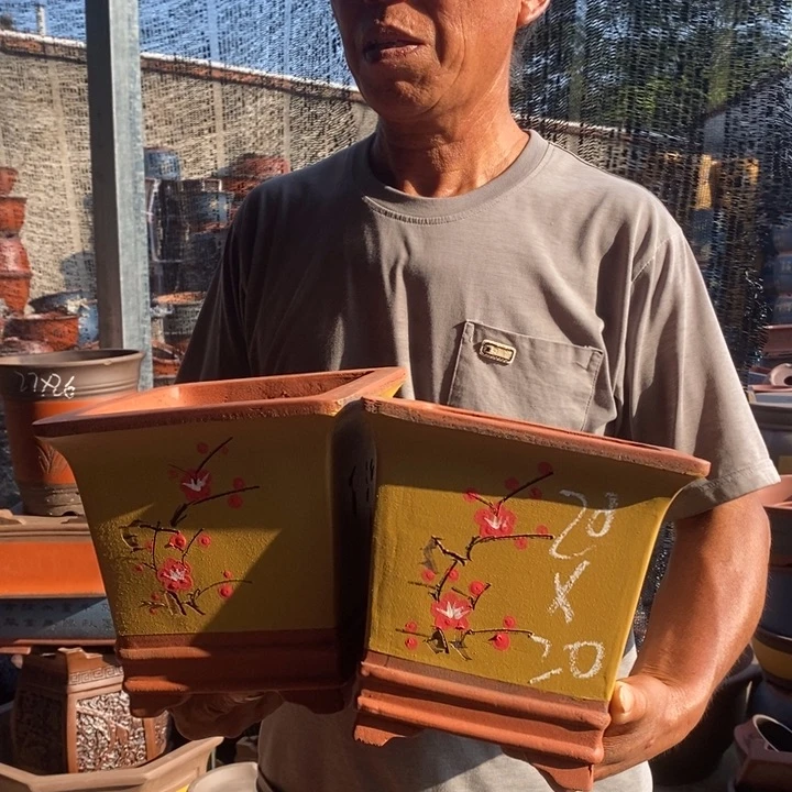 紫砂花盆紫砂花盆
