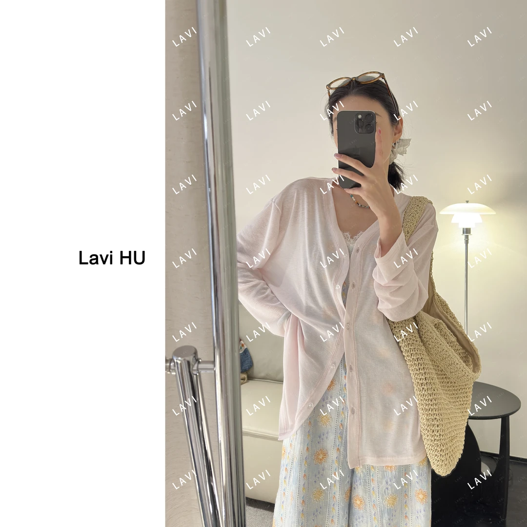 樱林夜半 时尚设计师百搭休闲长袖开衫2467