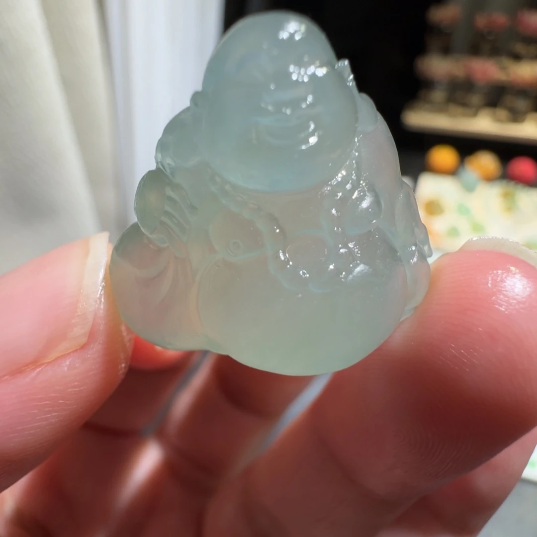定制翡翠未镶嵌冰种随行佛公