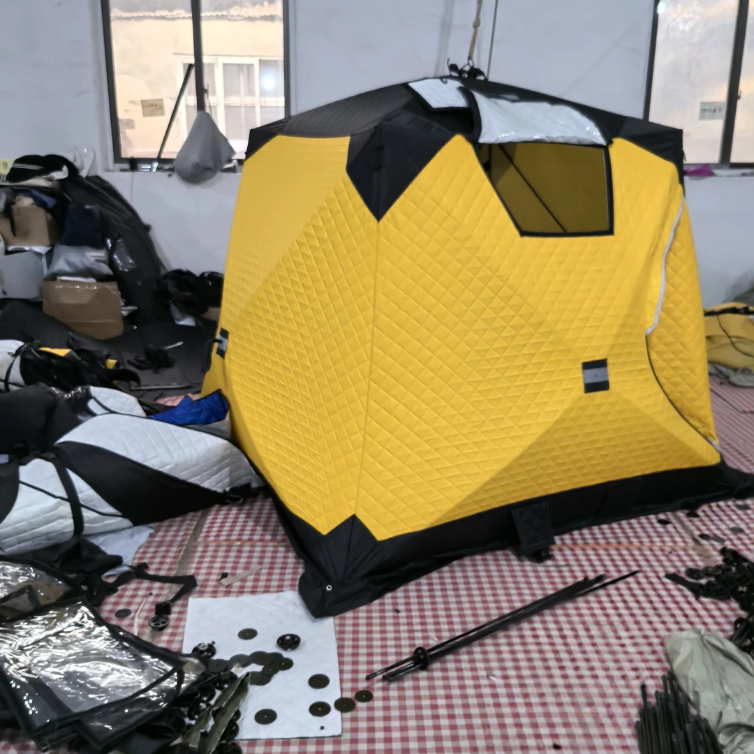 瑕疵冬季冰钓帐篷加厚保暖防风抗寒便捷式速开冬钓露营棉帐篷