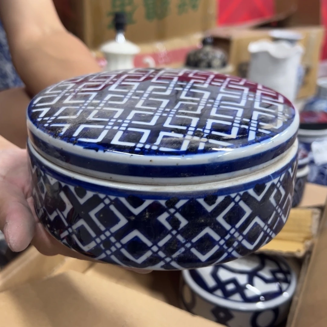 瓷片微瑕青花瓷器难得一漏