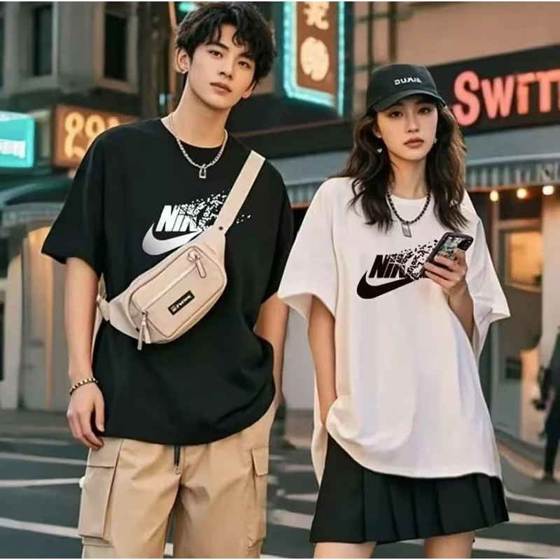 333重磅新疆长绒棉短袖圆领云柔水光T打底衫 男女纯棉T--A34