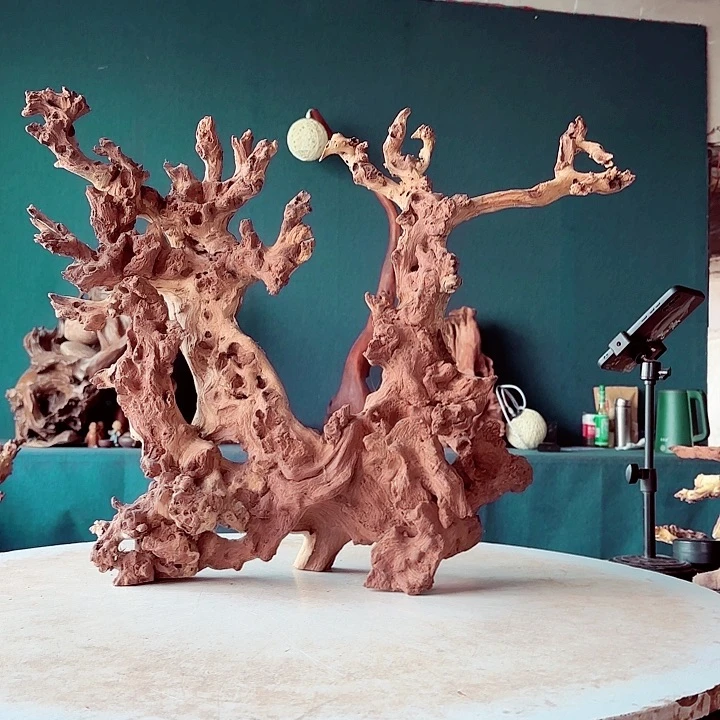 黑果木惠****店136金丝红木羊蹄甲半成品