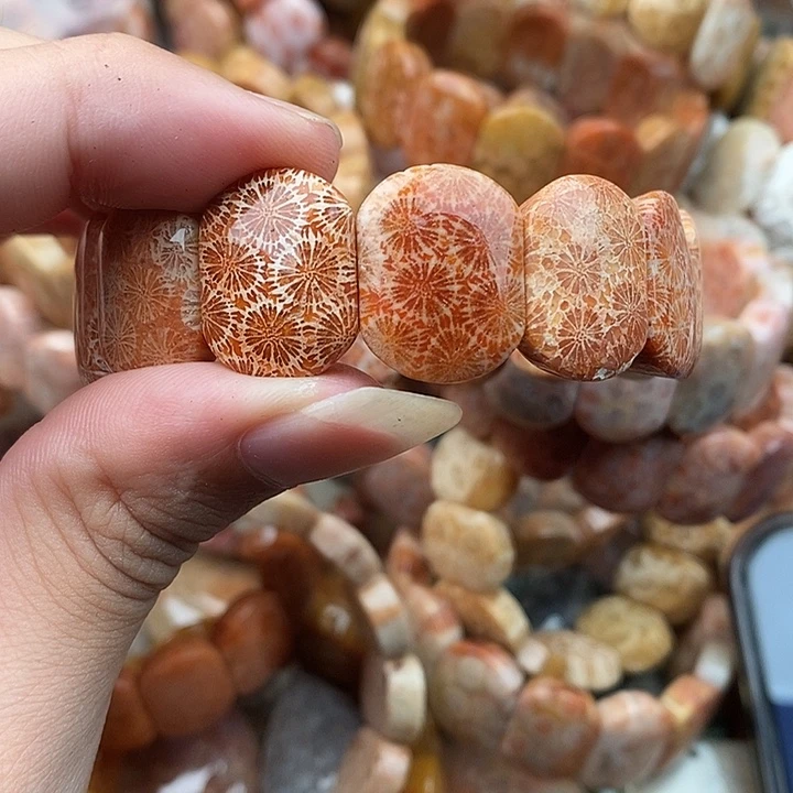 安***问硅化玉颈饰未镶嵌